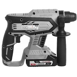 Перфоратор Интерскол ПА-24/18В 579.2.2.70, бесщеточный, Li-ion АПИ, кейс, 2 аккумулятора 2Ач, ЗУ, вес 2.6 кг, реверс