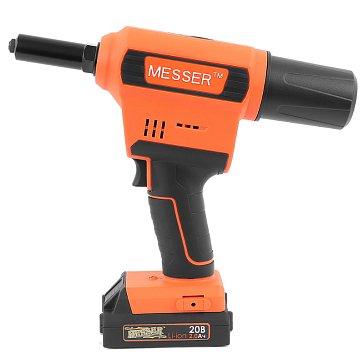 Изображение товара Заклепочник Messer CQ-60025 05-32-064 аккумуляторный вытяжной с кейсом