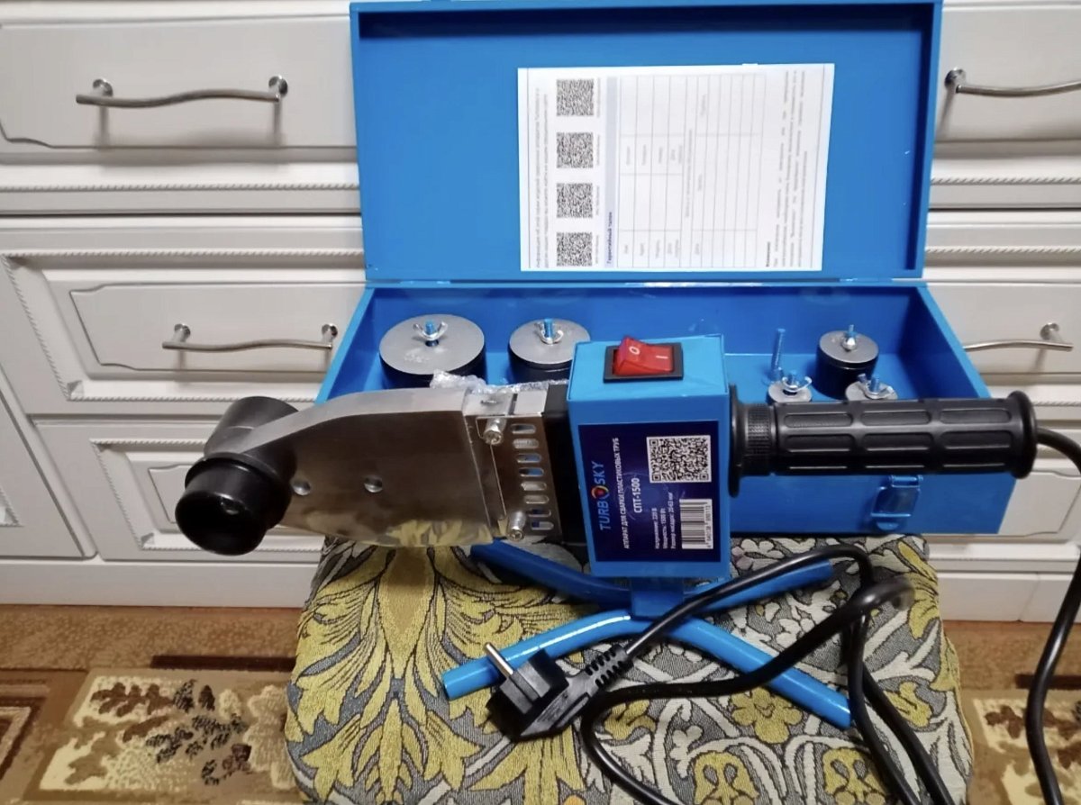 Аппарат для сварки пластиковых труб Turbosky СПТ-900 в Туле