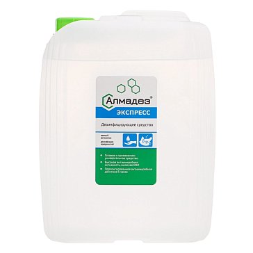 Изображение товара Дезинфицирующее средство Алмадез-Экспресс 5л антисептик для рук и поверхностей