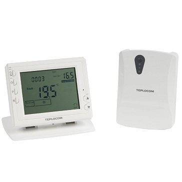 Изображение товара Беспроводной комнатный термостат Teplocom TS-Prog-2AA/3A-RF 250В 3А