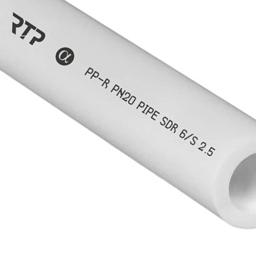 Изображение товара Труба полипропиленовая Rtp PPR 10307 PN20 32х5,4 мм, 4 м, белый