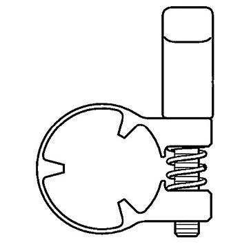 Изображение товара Зажим Stihl 5910 890 1100 для монтаж и демонтаж хвостовика Fs38/45