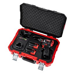 Дрель аккумуляторная Elitech HD CD 12L2 (E2201.038.01) 205713, бесщеточный, 12В, 2х2.0Ач, Li-ion, E-Power, БЗП-10 мм