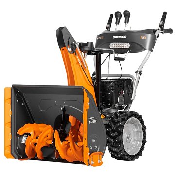 Изображение товара Бензиновый снегоуборщик Daewoo S 7565 8 л.с. 65см с электрозапуском и подарком пилой