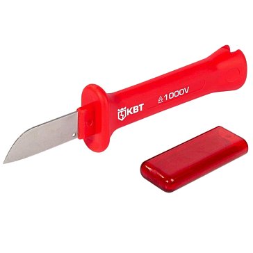 Изображение товара Диэлектрический нож КВТ НМИ-12 92313 для электромонтажа и кабельных работ
