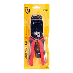 Пресс-клещи КВТ JT-02M 84825, для RJ разъемов, серия ПРОФИ