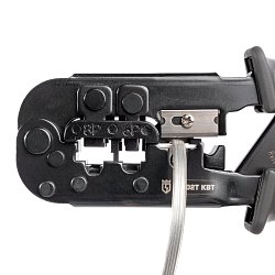 Пресс-клещи КВТ JT-02T 89229, для RJ разъемов, серия ПРОФИ