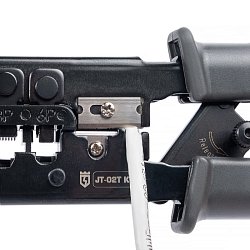 Пресс-клещи КВТ JT-02T 89229, для RJ разъемов, серия ПРОФИ