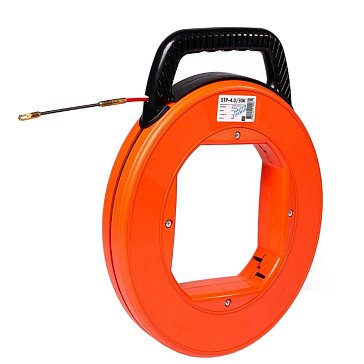 Изображение товара Протяжка стальная Fortisflex STP-4.0/15K в кассете 15м оранжевая