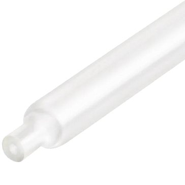 Изображение товара Трубка термоусадочная КВТ ТТ-175-6.4/3.2 прозрачная 75442 для электромонтажа