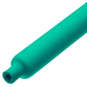 Изображение товара Трубка термоусадочная клеевая КВТ ТТК(3:1)-6/2 102431, зеленая 