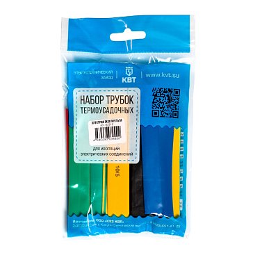 Изображение товара Набор термоусадочных трубок КВТ Электрик ЖКХ Мульти 87312