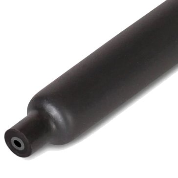 Изображение товара Трубка термоусадочная клеевая КВТ ТТК-135 (3:1)-6/2 104408, черная 