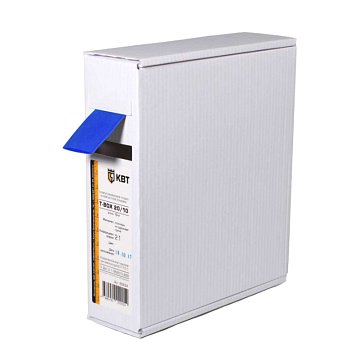 Изображение товара Трубка термоусадочная КВТ Т-BOX-10/5 65617, синий (10 м)