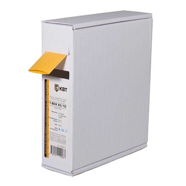 Изображение товара Трубка термоусадочная КВТ Т-BOX-4/2 65595, желтый (10 м)