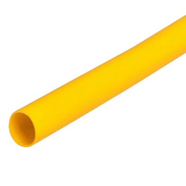Изображение товара Термоусадочная трубка КВТ ТНТ-25/12.5 желтая для электромонтажа 25 мм 12.5 мм