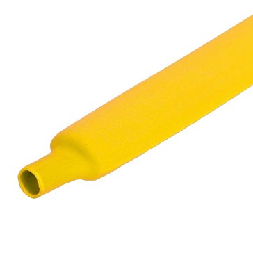 Изображение товара Трубка термоусадочная КВТ ТУТнг-LS-30/15 102294, желтая, 30/15 мм, 1 шт