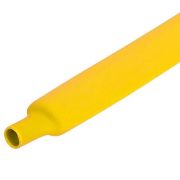Изображение товара Термоусадочная трубка КВТ ТУТнг-LS-6/3 102198, желтая, диаметр 6 до 3 мм