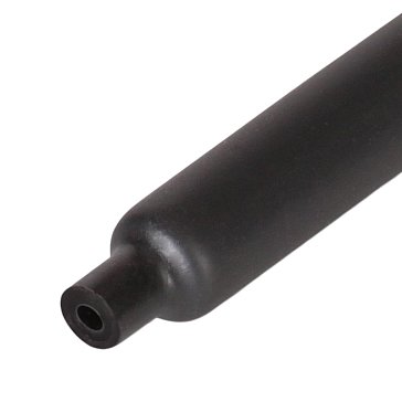 Изображение товара Трубка термоусадочная клеевая КВТ ТТК-(3:1)-9/3 89691, черная, в бухте