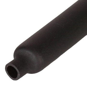 Изображение товара Трубка термоусадочная КВТ ТУТ 60/30, черная, диаметр 60 мм до усадки