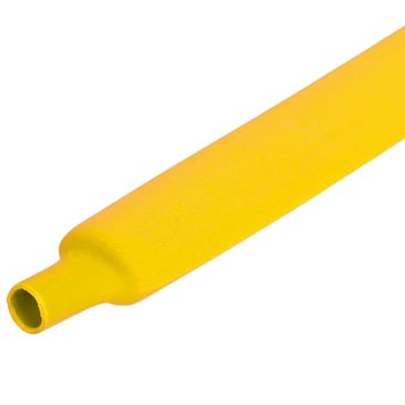 Изображение товара Термоусадочная трубка КВТ ТУТ 10/5 желтая для изоляции проводов