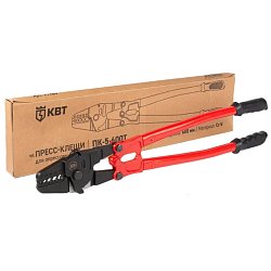 Пресс-клещи для опрессовки тросов КВТ ПК-5-600Т серия ПРОФИ 91984