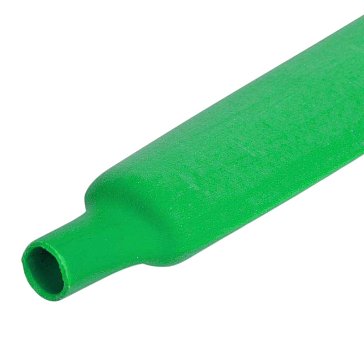 Изображение товара Термоусадочная трубка КВТ HF-8/4 зелена для изоляции электропроводки
