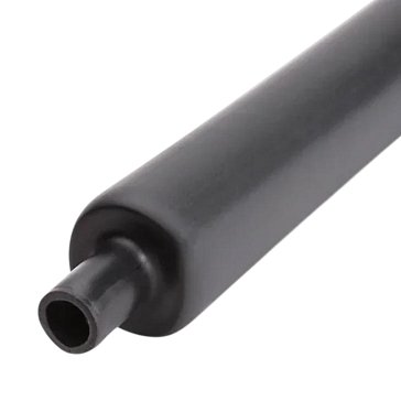 Изображение товара Трубка термоусадочная КВТ 30/10 83380 черная высокотемпературная изоляция