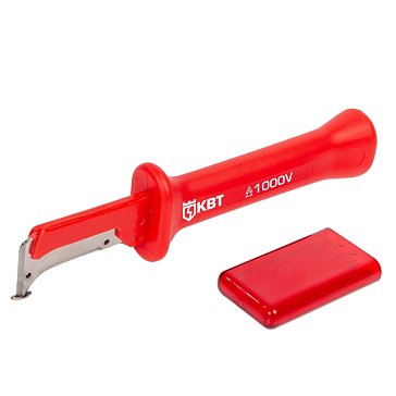 Изображение товара Диэлектрический нож КВТ НМИ-11 86566 для электромонтажа и кабелных работ