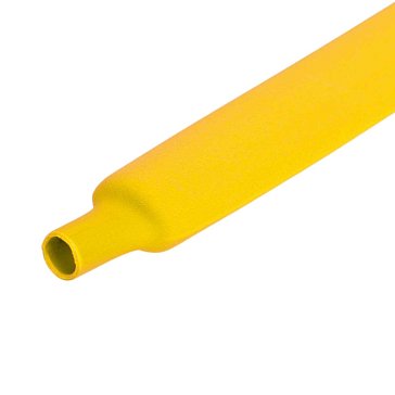 Изображение товара Термоусадочная трубка КВТ ТУТ (HF)-8/4 желтая для электропроводки