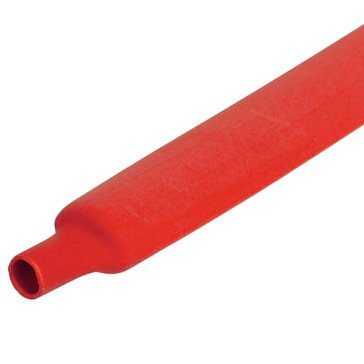 Изображение товара Термоусадочная трубка КВТ ТУТ 8/4 красная для электропроводки и изоляции