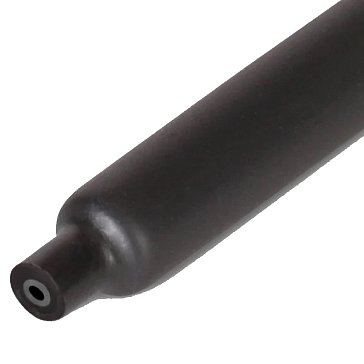 Изображение товара Трубка термоусадочная клеевая КВТ ТТК-135 (3:1)-9/3 104409, черная 