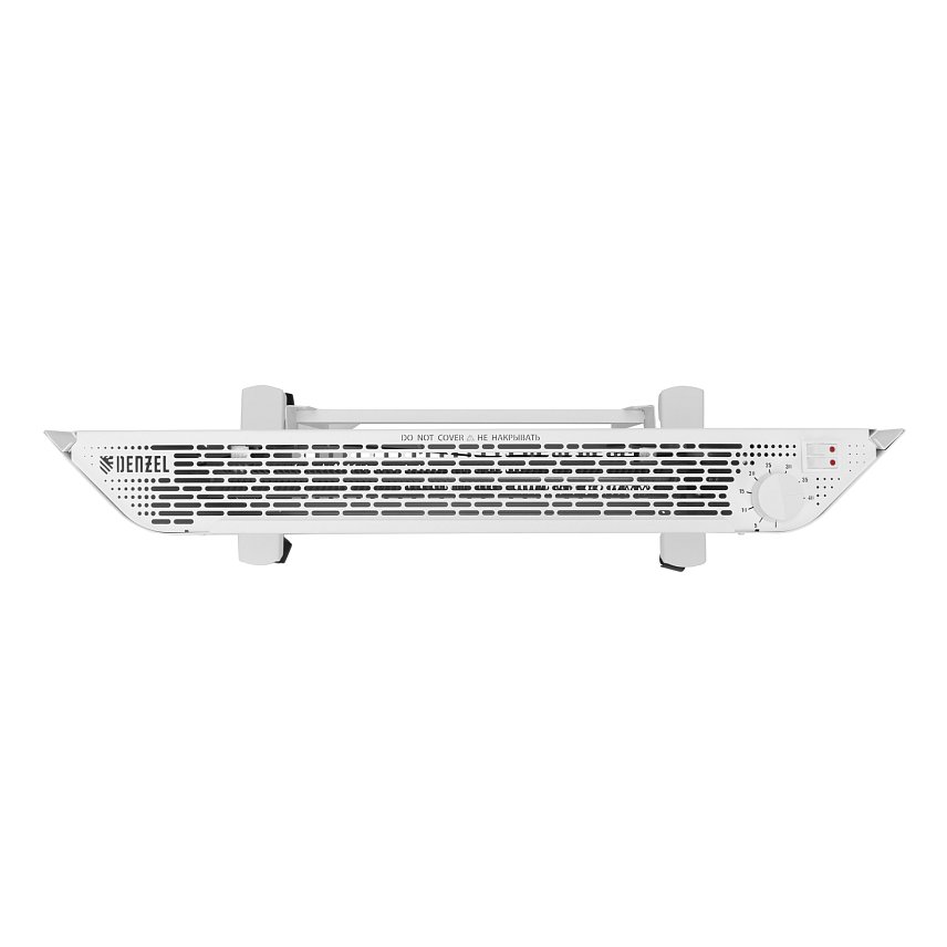 Конвектор электрический Denzel XCE-1500 98131, 230 В, 1500 Вт, белый, сушилка, колеса, Х-элемент в Туле