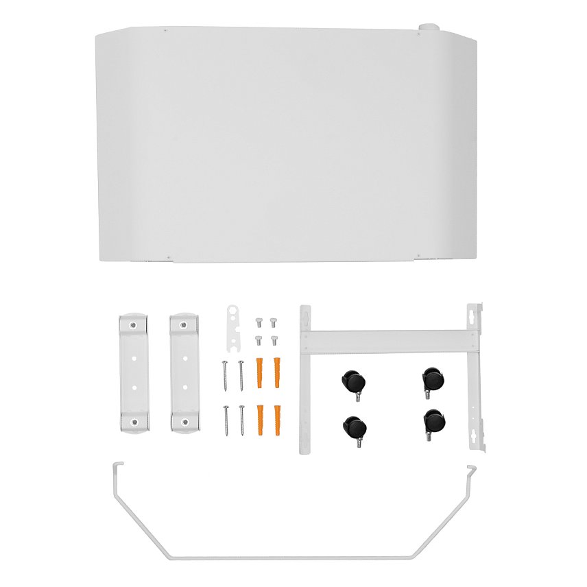 Конвектор электрический Denzel XCE-1500 98131, 230 В, 1500 Вт, белый, сушилка, колеса, Х-элемент в Туле