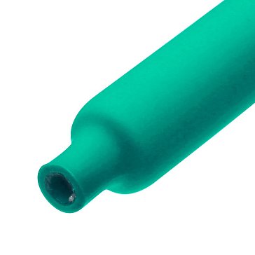 Изображение товара Трубка термоусадочная клеевая КВТ ТТК 3:1 40/13 зелёная для защиты кабелей