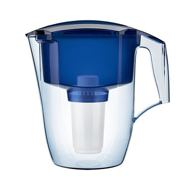 Изображение товара Фильтр-кувшин Аквафор Гарри синий - очистка воды, бактерицидный, для городской воды