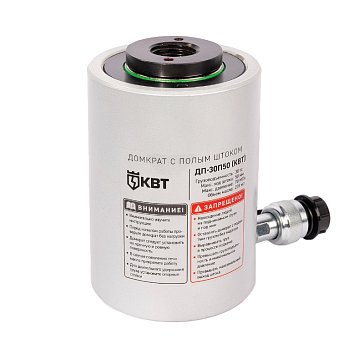 Изображение товара Домкрат гидравлический с полым штоком КВТ ДП-30П50 74342