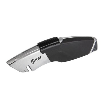 Изображение товара Строительный монтажный нож КВТ НСМ-11 78496 с трапециевидным лезвием для строительных работ