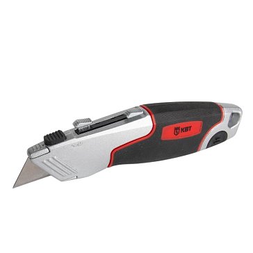 Изображение товара Строительный монтажный нож КВТ НСМ-14 с трапециевидным лезвием