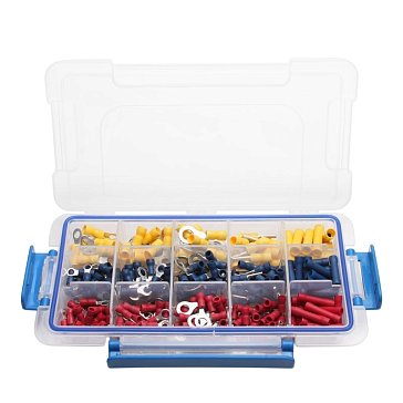 Изображение товара Набор изолированных наконечников КВТ П-290 79430 290 шт. для электромонтажа