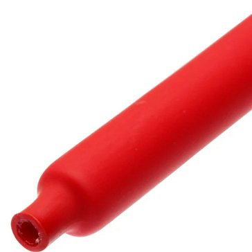Изображение товара Термоусадочная клеевая трубка КВТ 67233 6/2 красная 1 шт