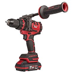 Дрель аккумуляторная ударная бесщеточная №1 CDI 20/3.0-IN-BR-S, 20V, 3,0A/h,150Hm, 2 аккумулятора, 2 скорости, 3 режима защиты от обратного удара, кейс