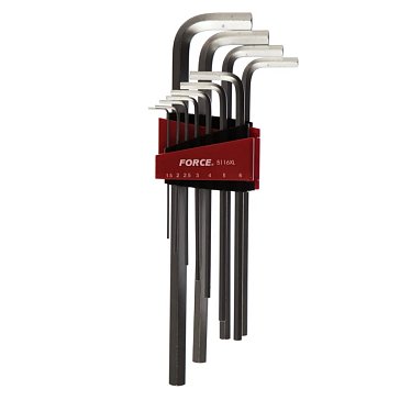 Изображение товара Набор шестигранников Force 5116XL 1,5-12 мм 11 предметов Г-образные