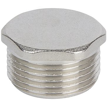 Изображение товара Заглушка Tebo НАР 1.1/4" (10/180) никелированная латунь для металлопластиковых труб