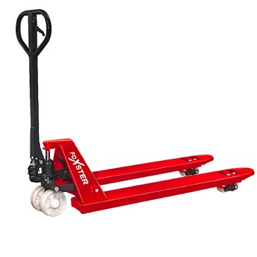 Изображение товара Гидравлическая тележка Foxster JC 20 для грузов до 2000 кг с нейлоновыми колесами и роликами