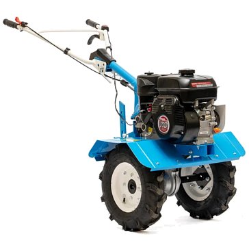 Изображение товара Мотоблок Нева МБ Энергия мини, 7.0 л.с, 2+1, 4 фрезы, переднее опорное колесо, без пневматических колес