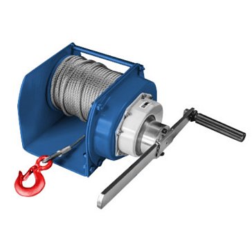 Изображение товара Лебедка ручная GEARSEN GJHW 05400 АБ-00008630, JHW г/п 0,5 т, длина каната 40 м