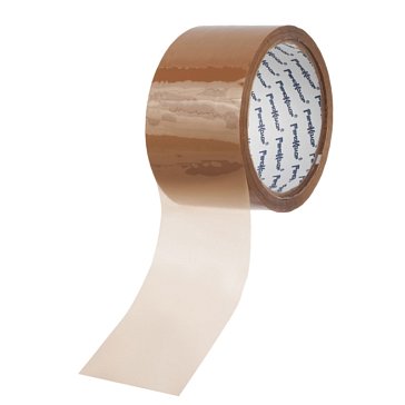 Изображение товара Лента клейкая упаковочная РемоКолор 49-2-060, коричневая, клей - акрил, 48ммх50м, толщина 40мкм