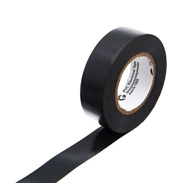 Изображение товара Лента изоляционная РемоКолор 49-5-001, ПВХ, черная, клей - синтет. каучук, 15ммх15м, толщина 130мкм